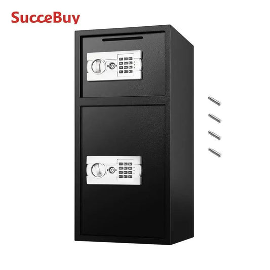 Secure 33 Inch Double Door Safe Deposit Box with Electronic Lock