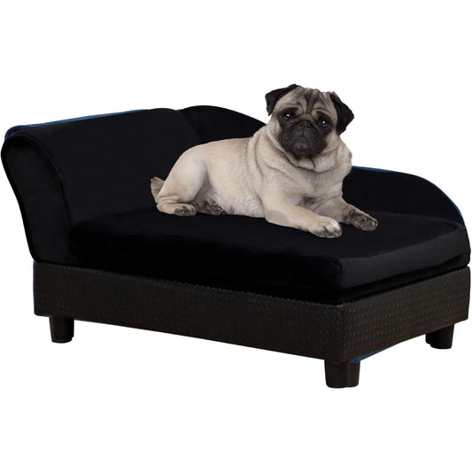 Luxury Dog Couch with Hidden Storage and Soft Foam