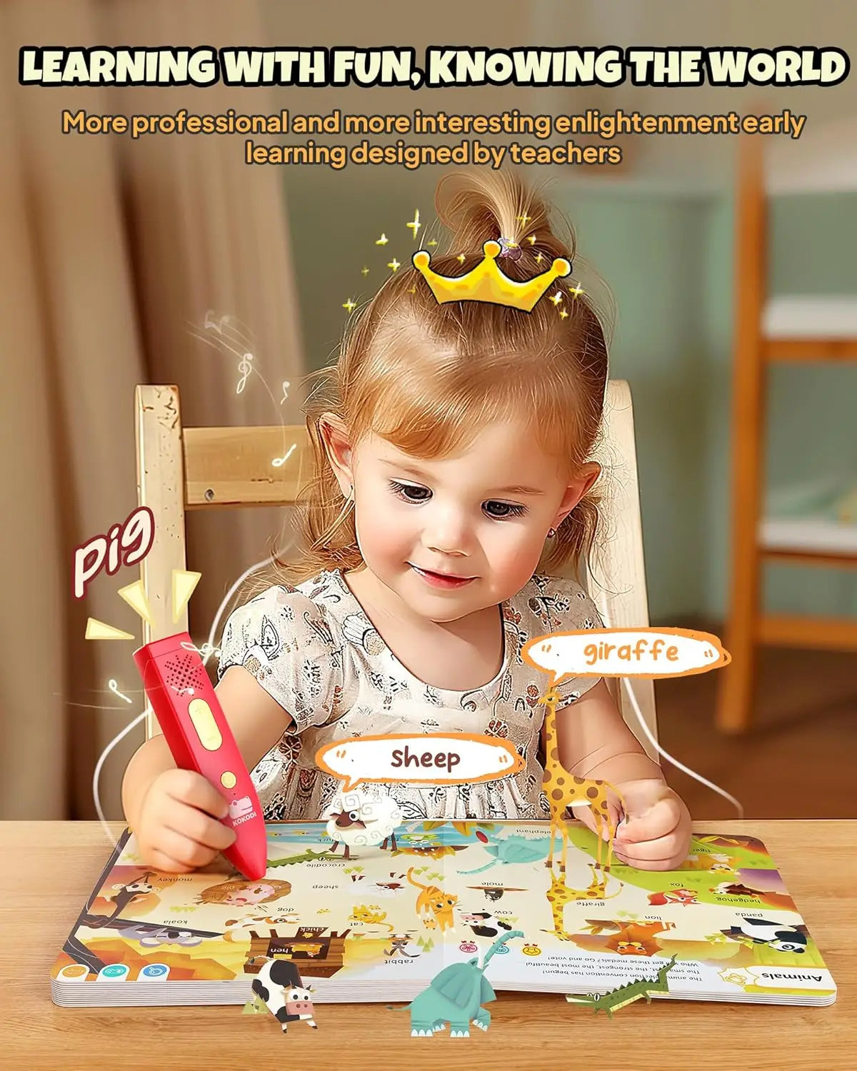 Interactive Talking Pen Book Sets for Kids Learning