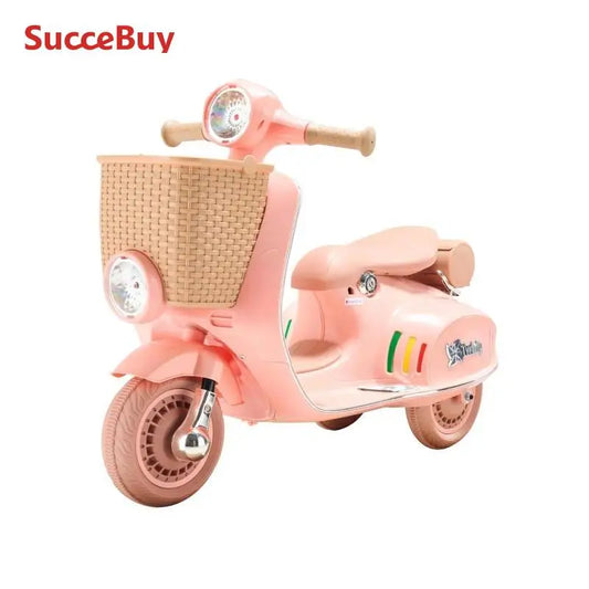 Kids Electric Ride On Motorcycle Battery Powered Trike with Safety Speed