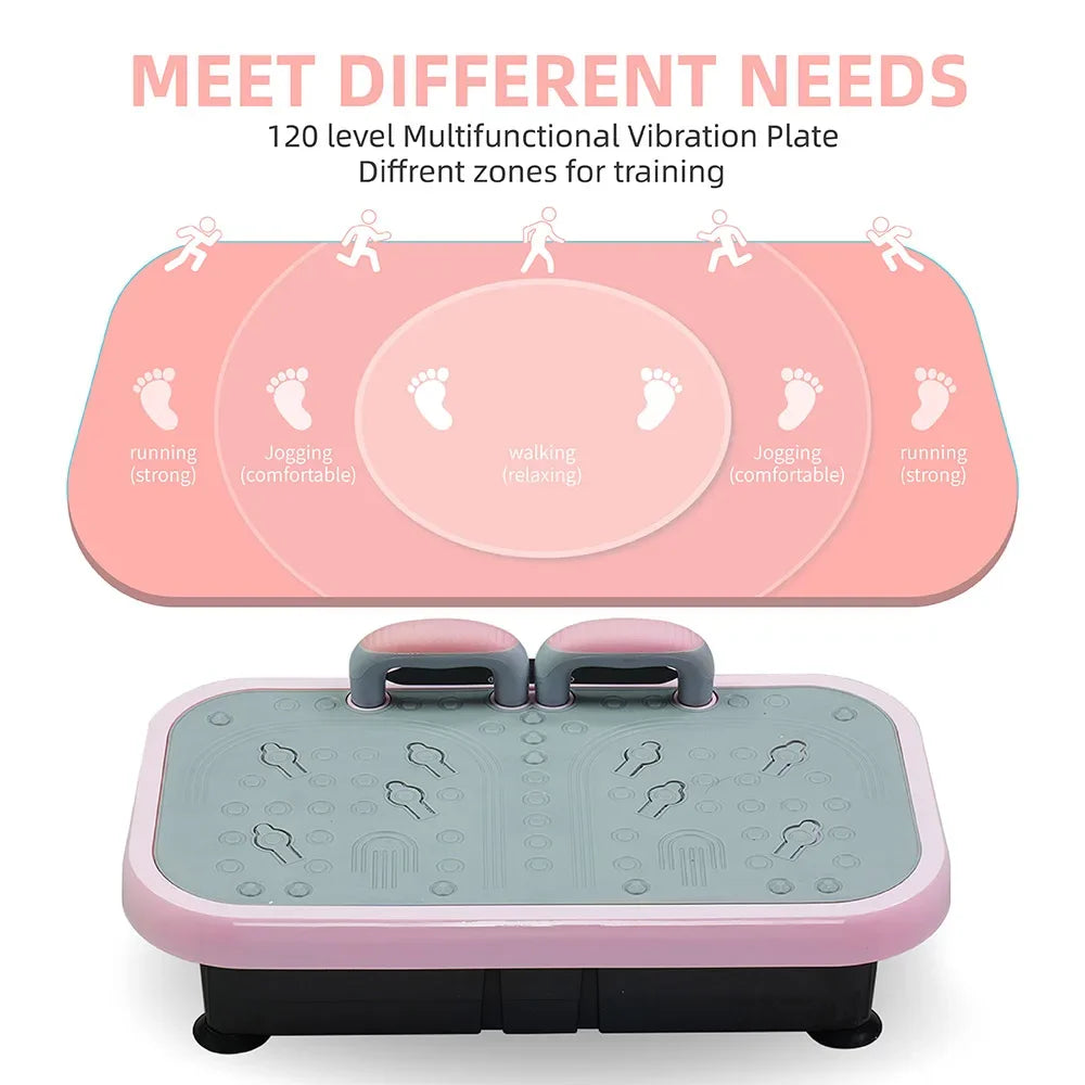 Vibration Fitness Massager with Handle for Fat Burning and Weight Loss
