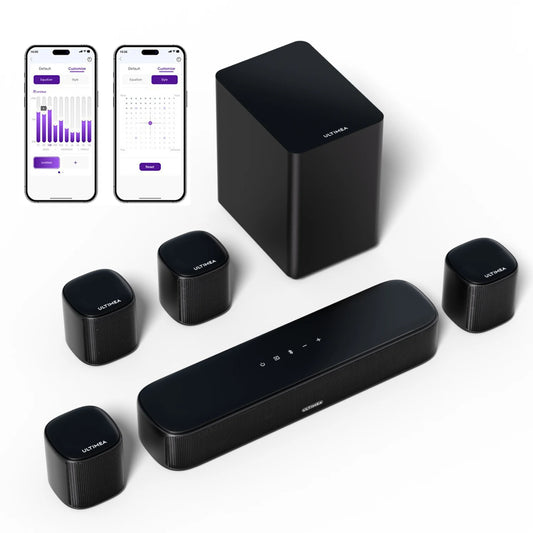 ULTIMEA 7.1ch Virtual Surround Soundbar for Immersive Audio Experience