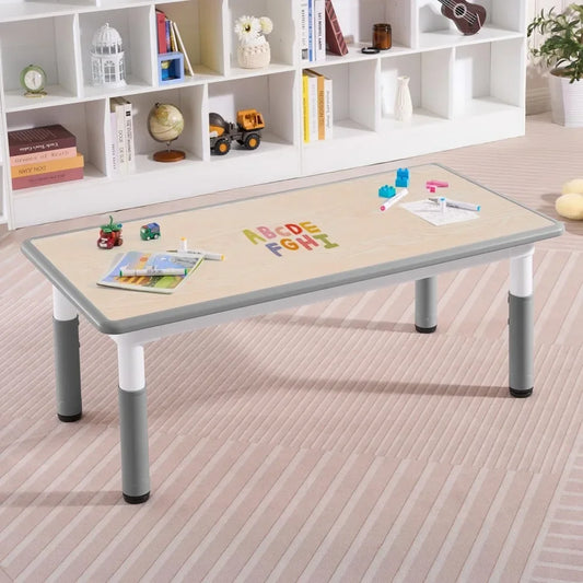 Adjustable Kids Table for Arts and Crafts with Graffiti Desktop