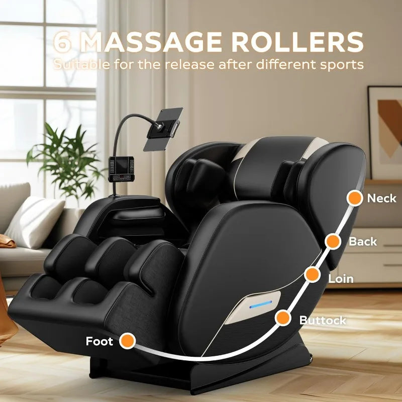 Full Body Shiatsu Massage Chair with Zero Gravity Relaxation