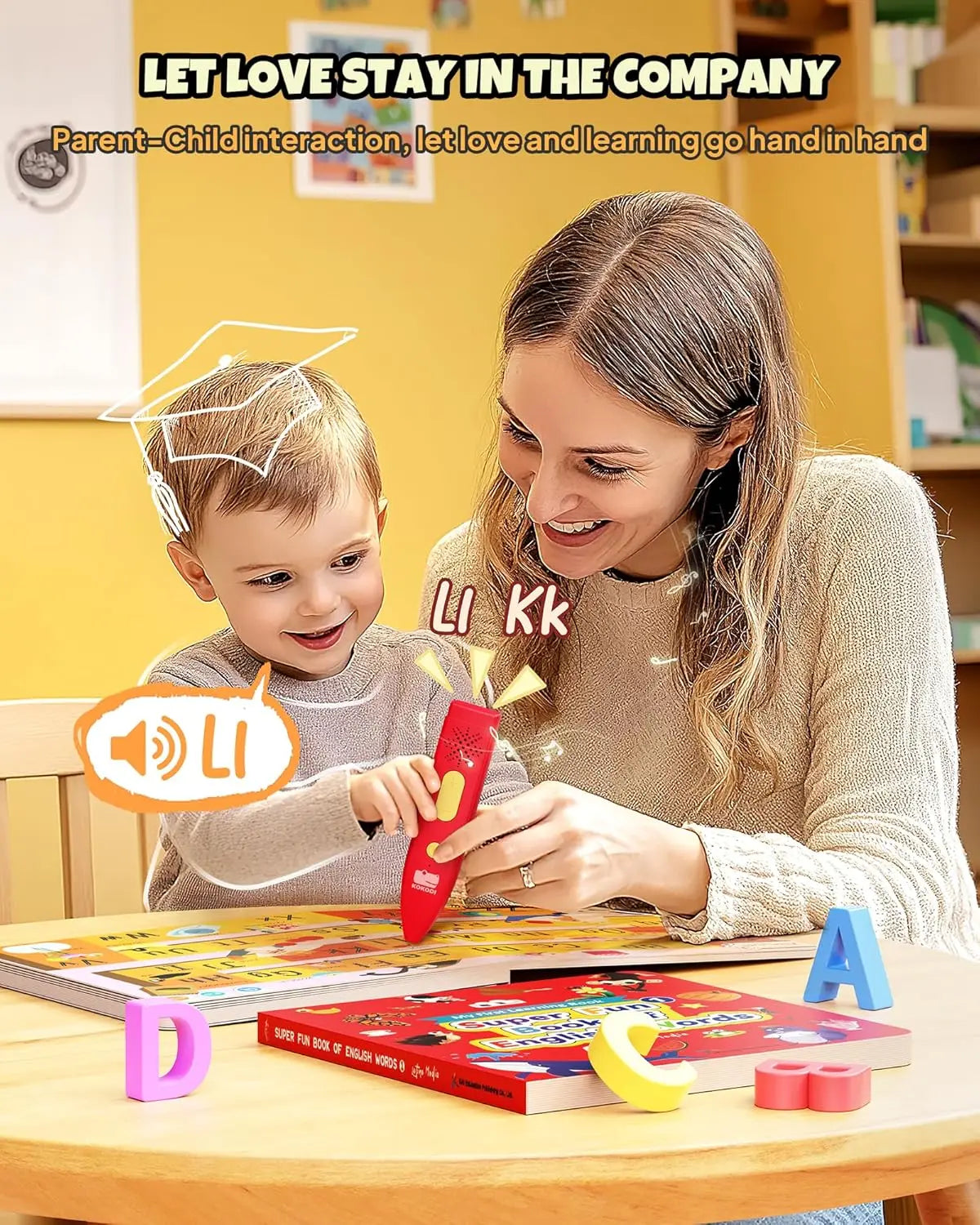 Interactive Talking Pen Book Sets for Kids Learning