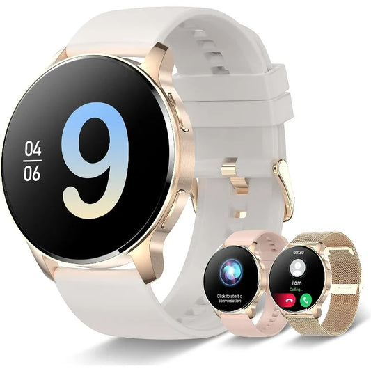 Smart Watch for Women with Fitness Tracker and Waterproof Design